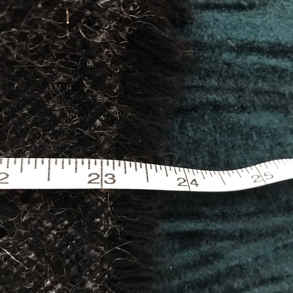 Burberry Wool Blend Pencil Skirt Plaid Sequin 12 - Picture 11 of 12